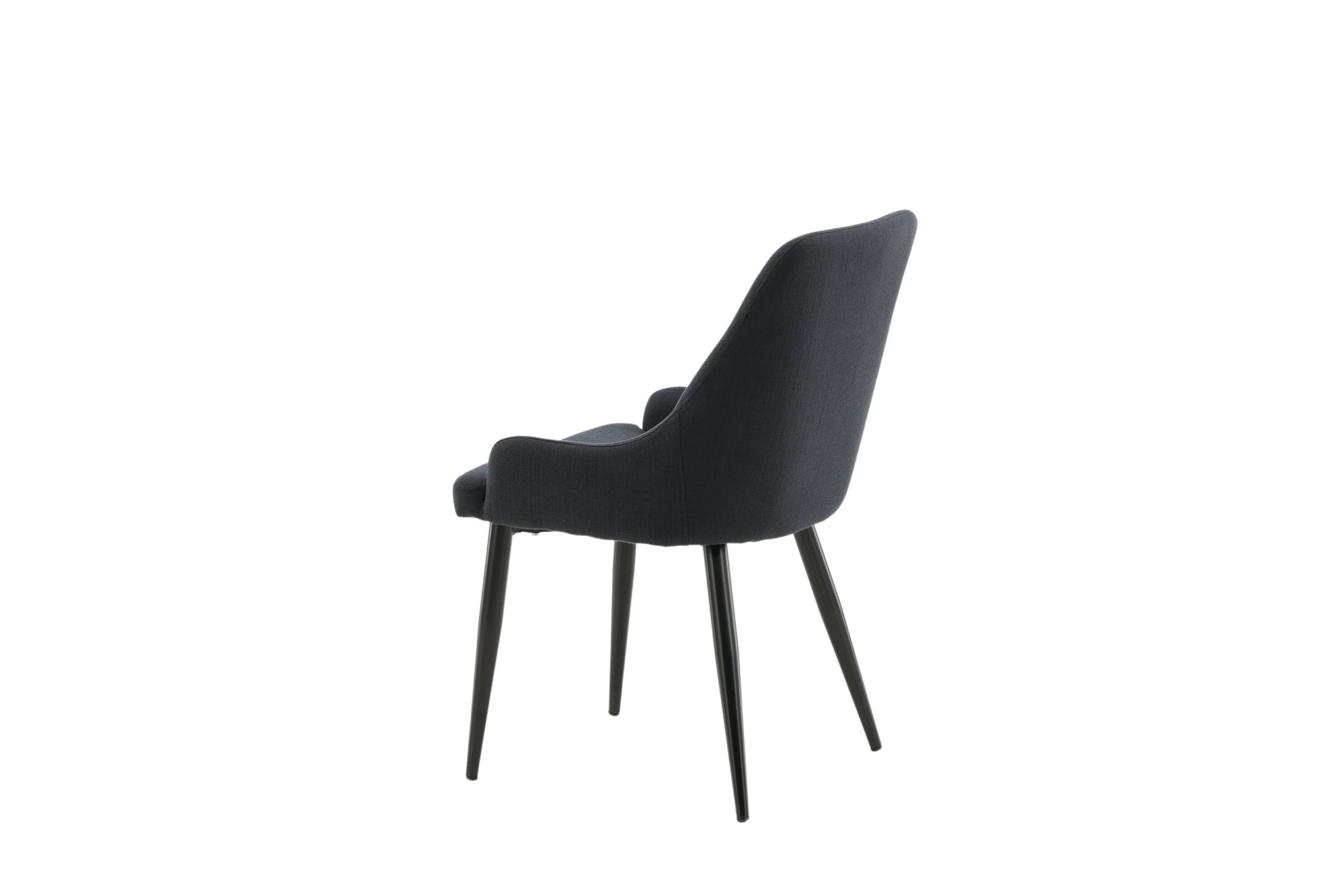 Plaza Matstol, Svart 2-Pack