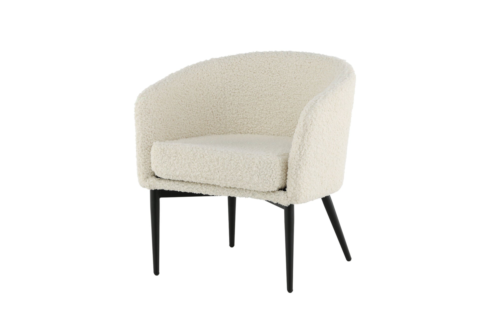 Fluffy Loungestol Teddy, Vit