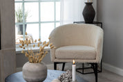 Fluffy Loungestol Teddy, Vit