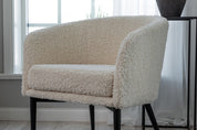 Fluffy Loungestol Teddy, Vit
