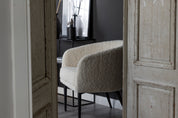 Fluffy Loungestol Teddy, Vit