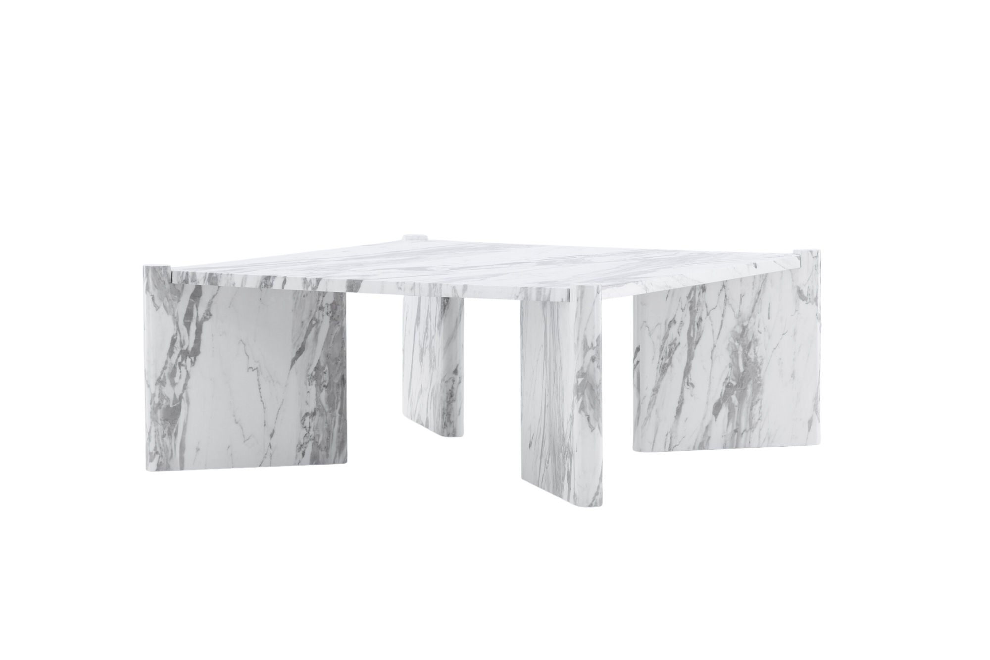 Rogaland Soffbord 100 x 100, Vit