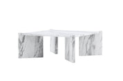 Rogaland Soffbord 100 x 100, Vit