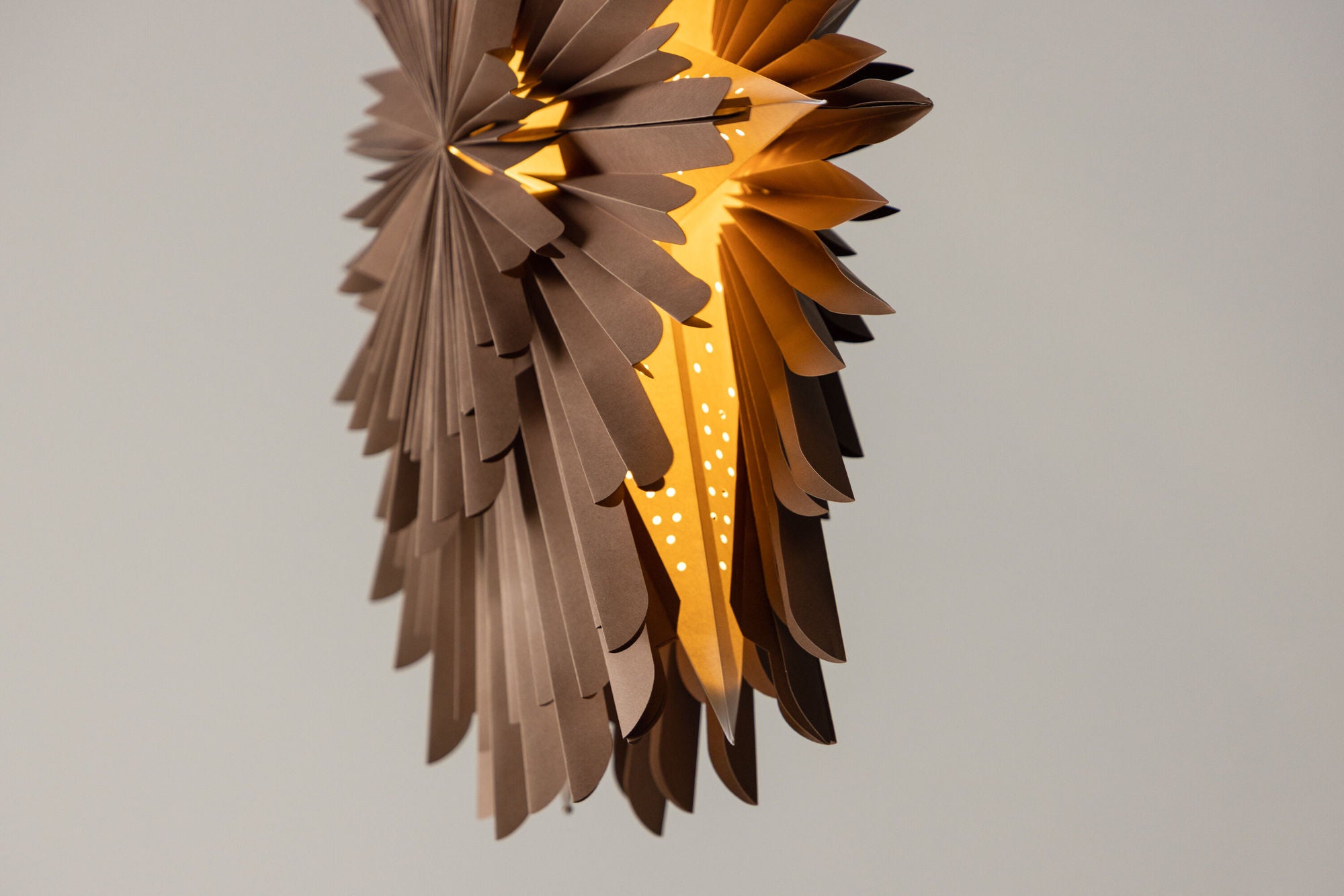 Sälen Adventsstjärna Ø80cm, Brun