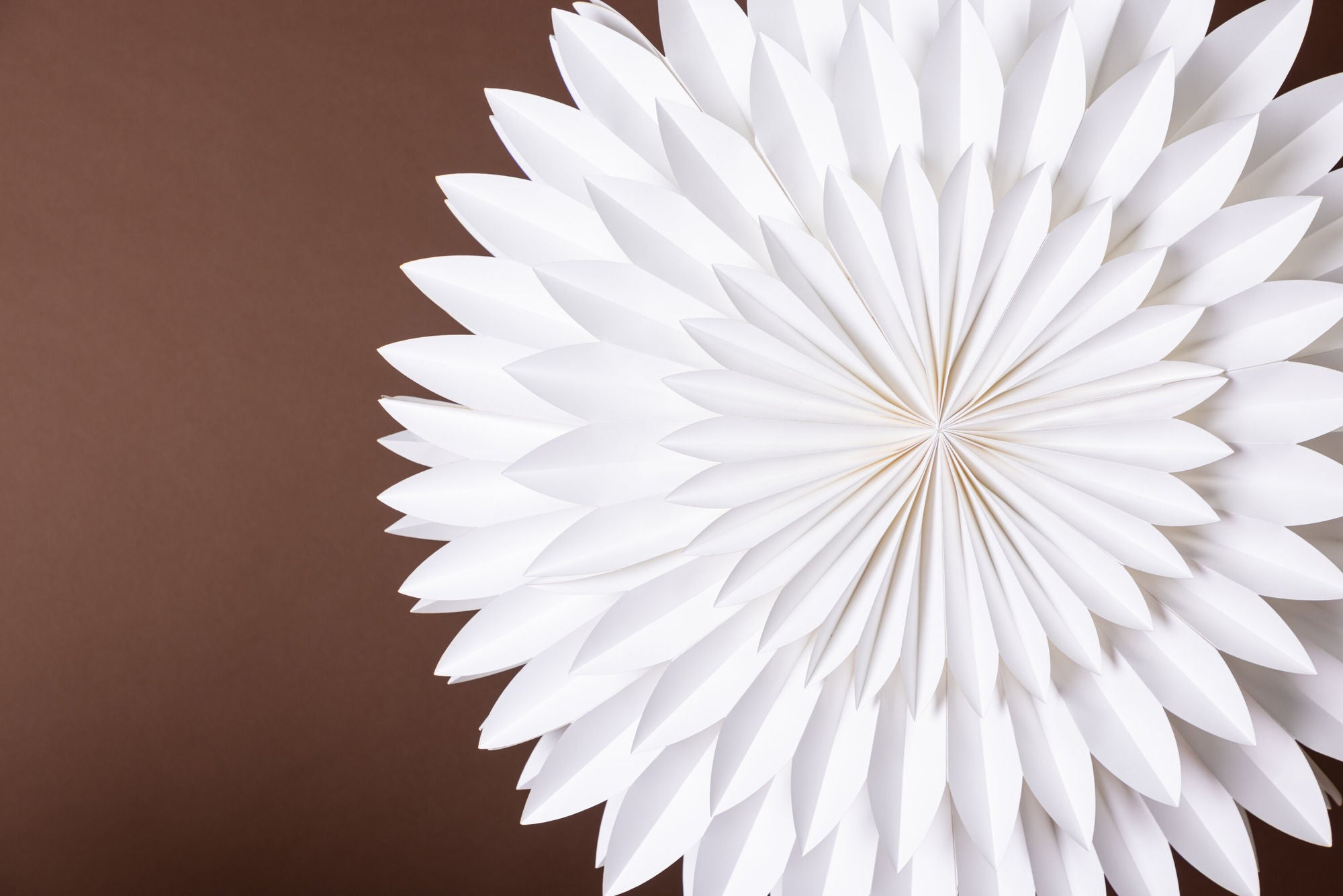 Pappersstjärna ø80cm, Vit