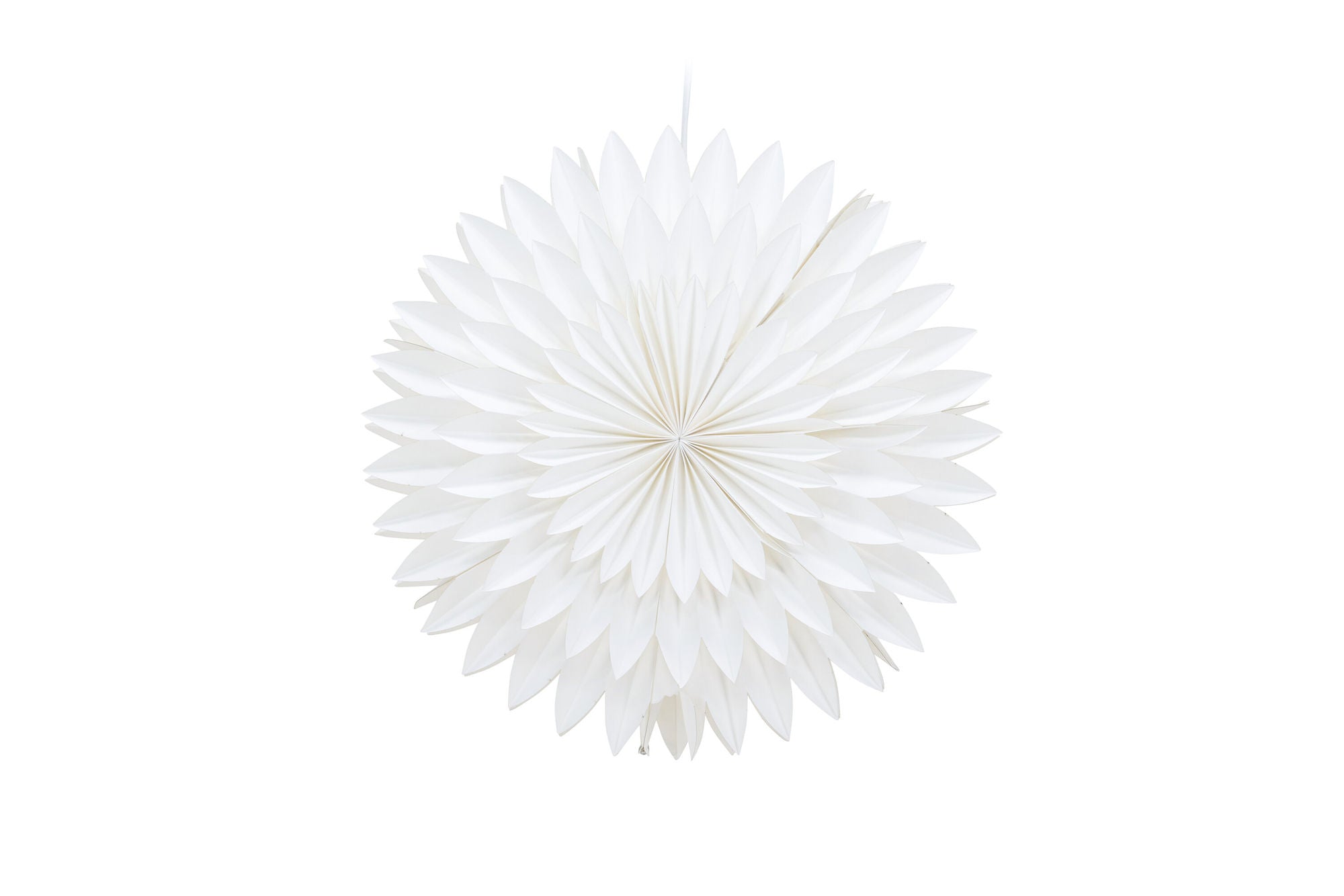 Pappersstjärna ø46cm, Vit