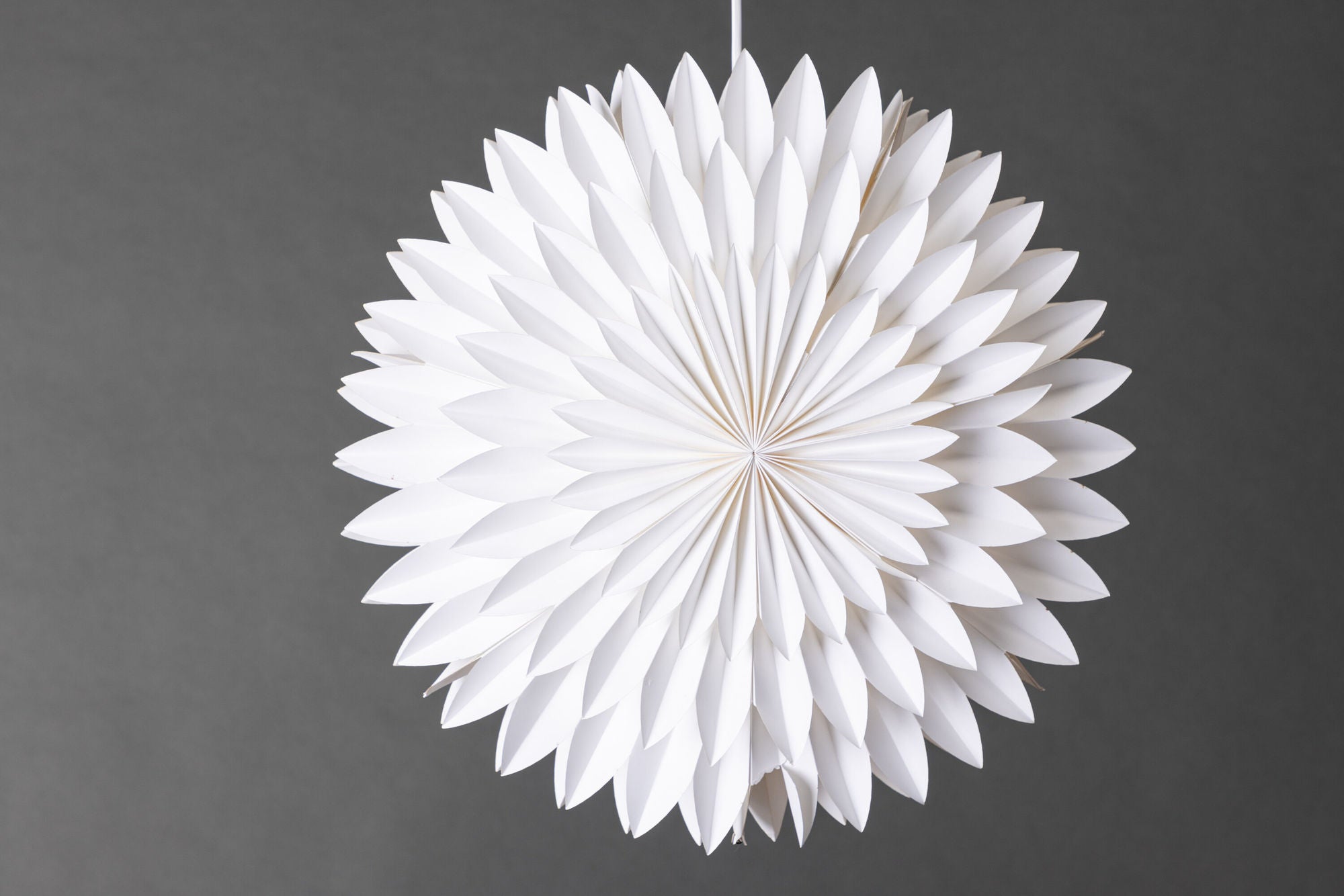 Pappersstjärna ø46cm, Vit