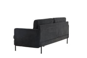 Antibes 3-sits soffa, Mörkgrå