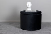 Dora Sittpuff Sammet, Svart