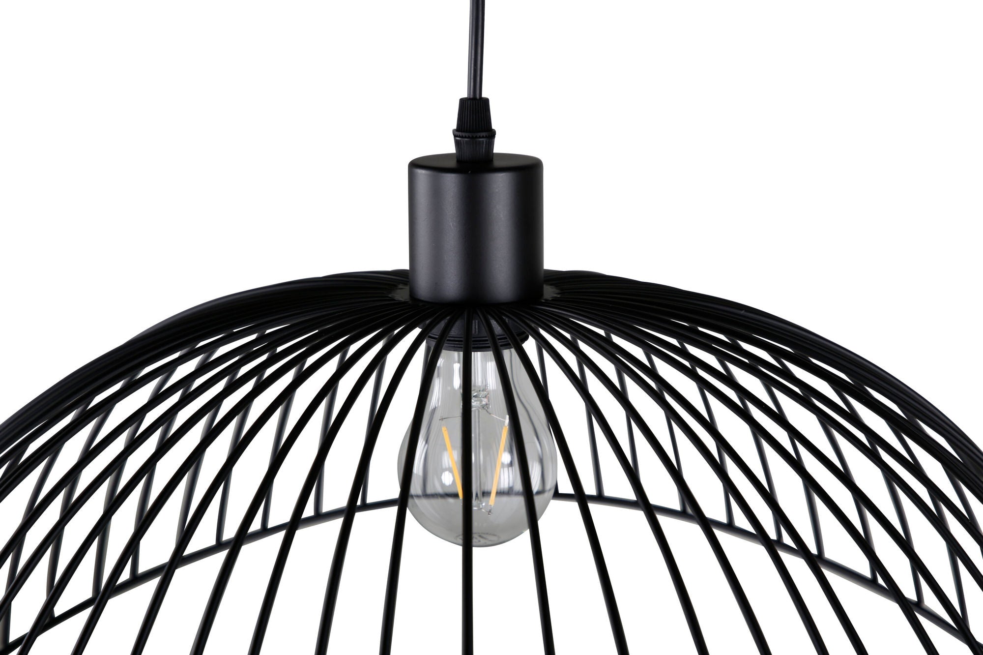 Ivar Taklampa 40cm, Svart