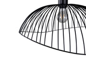 Ivar Taklampa 40cm, Svart