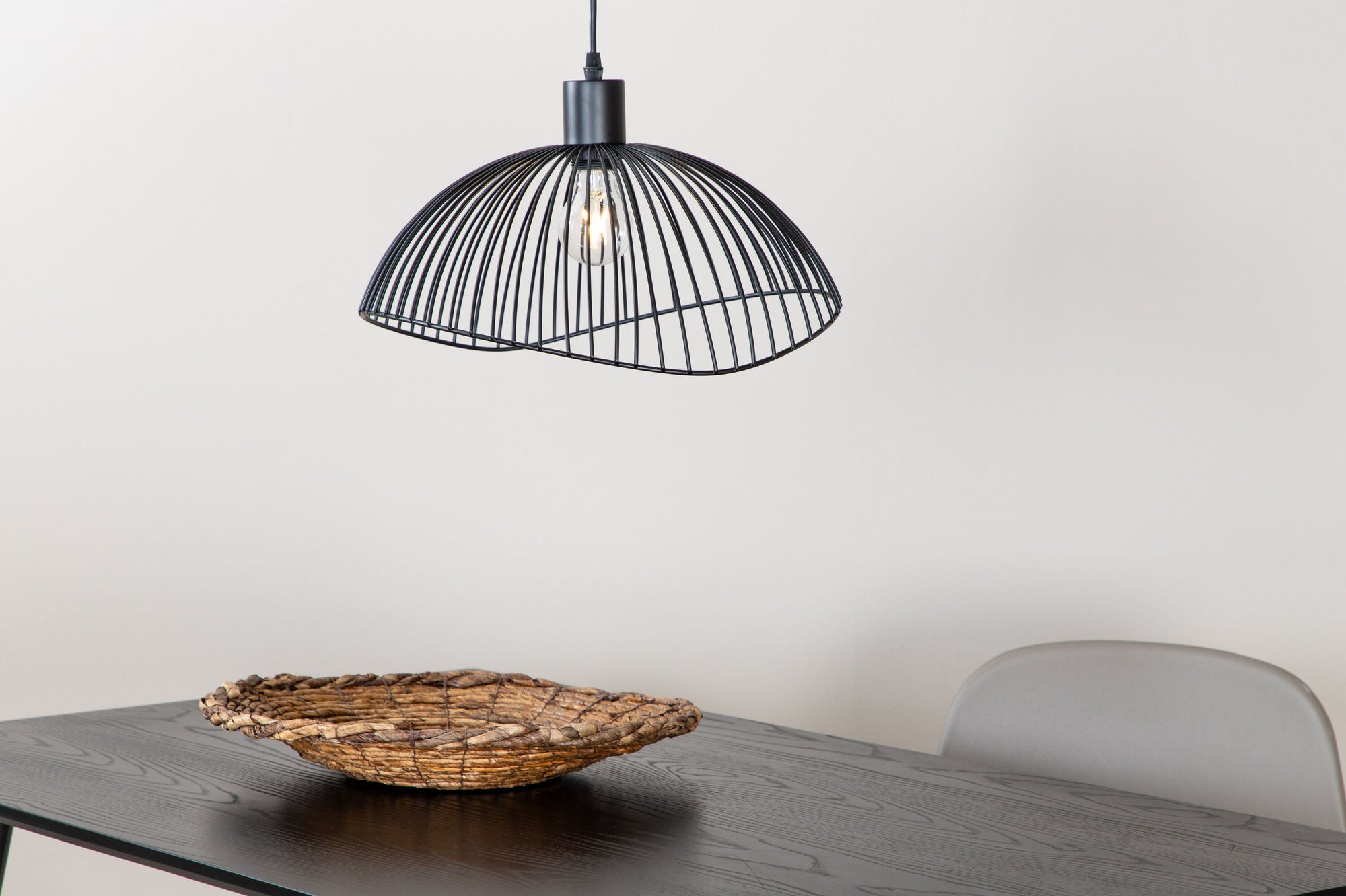 Ivar Taklampa 40cm, Svart
