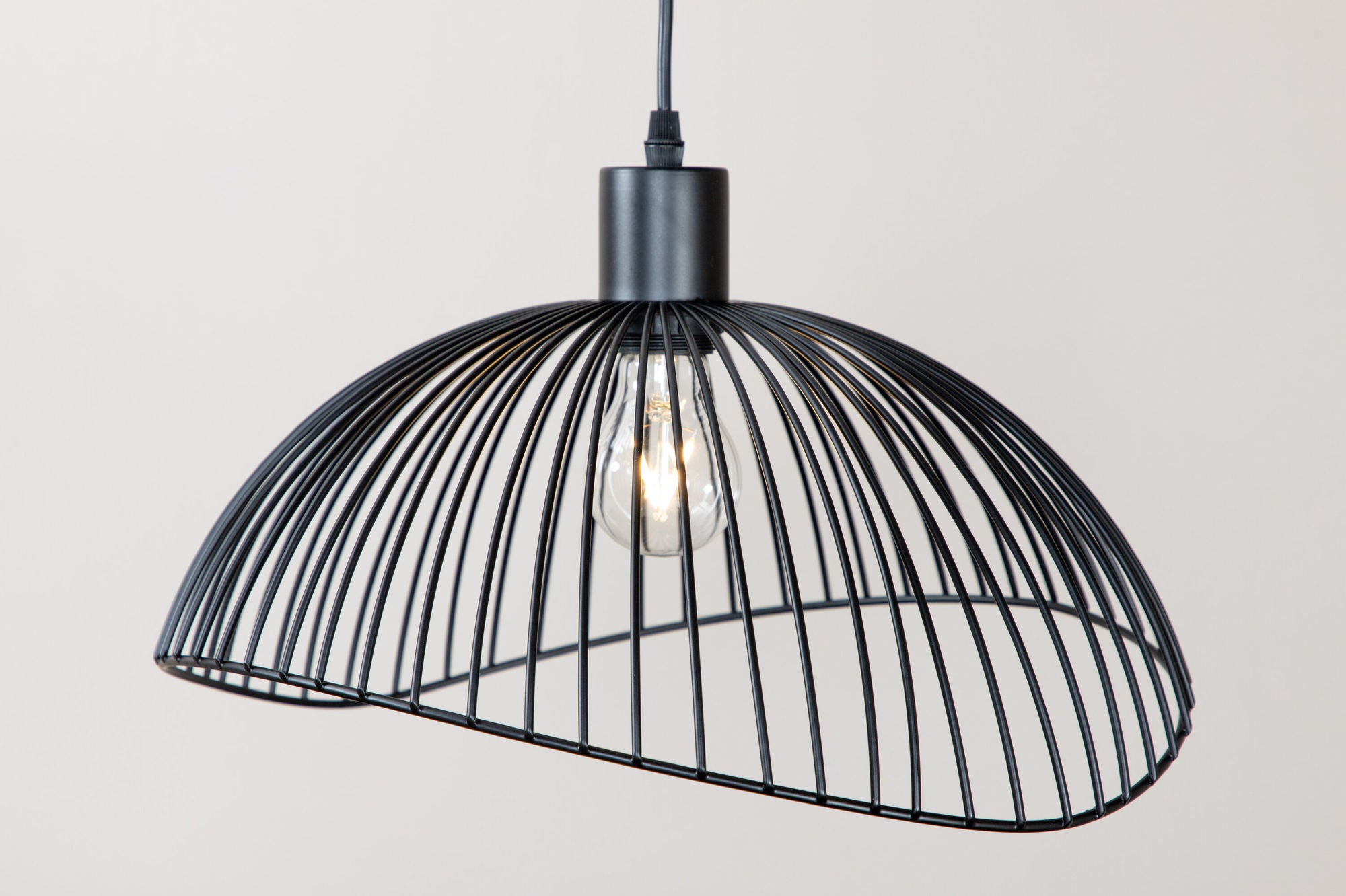 Ivar Taklampa 40cm, Svart