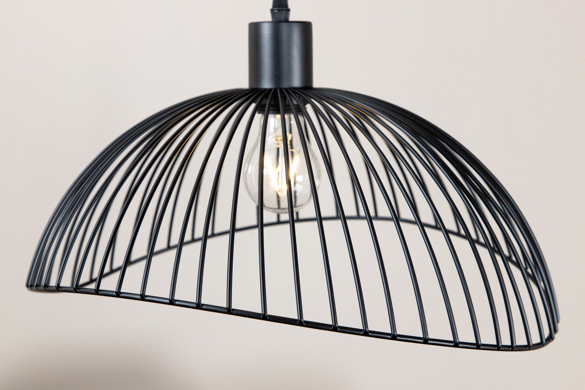 Ivar Taklampa 40cm, Svart