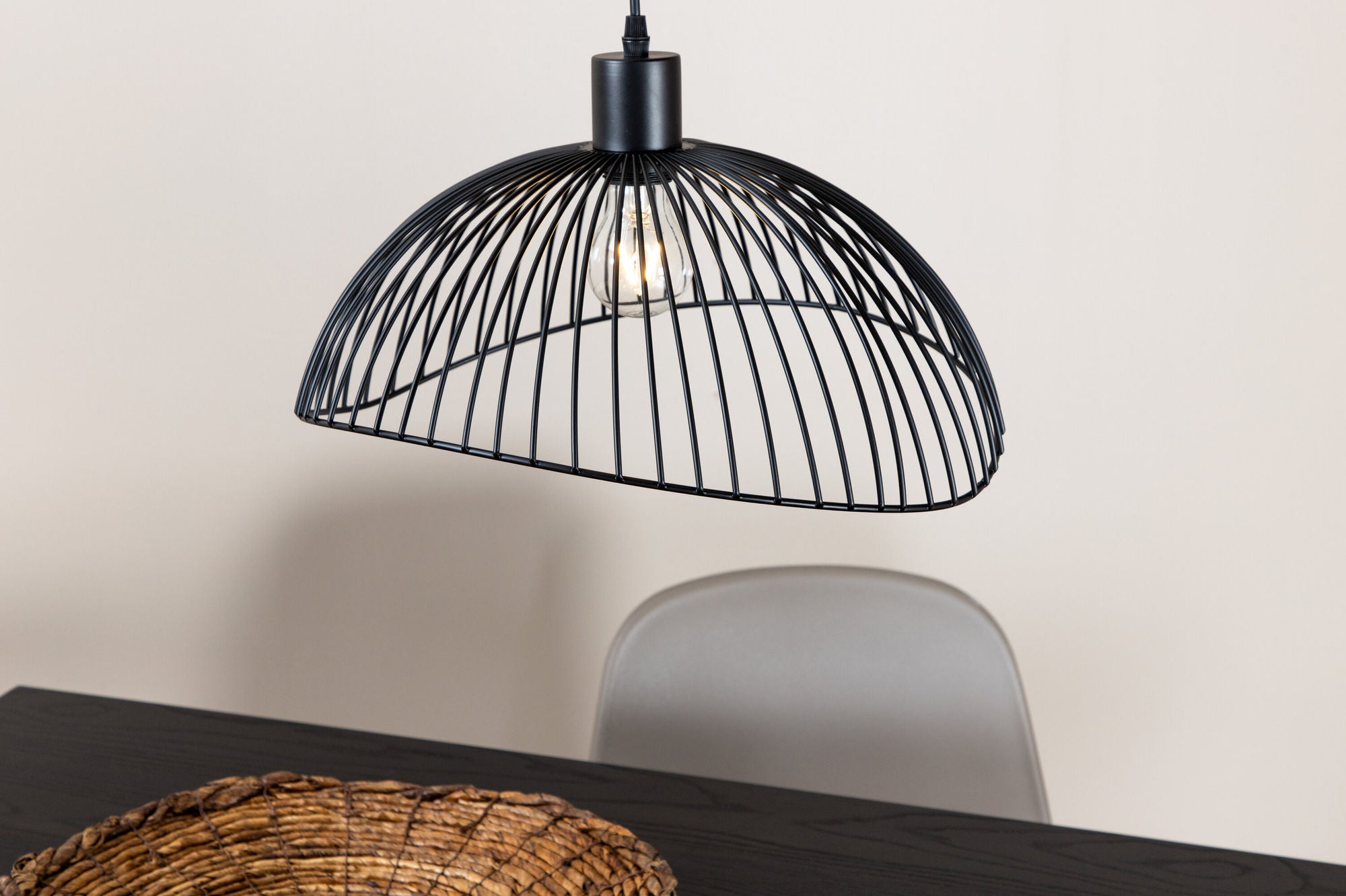 Ivar Taklampa 40cm, Svart