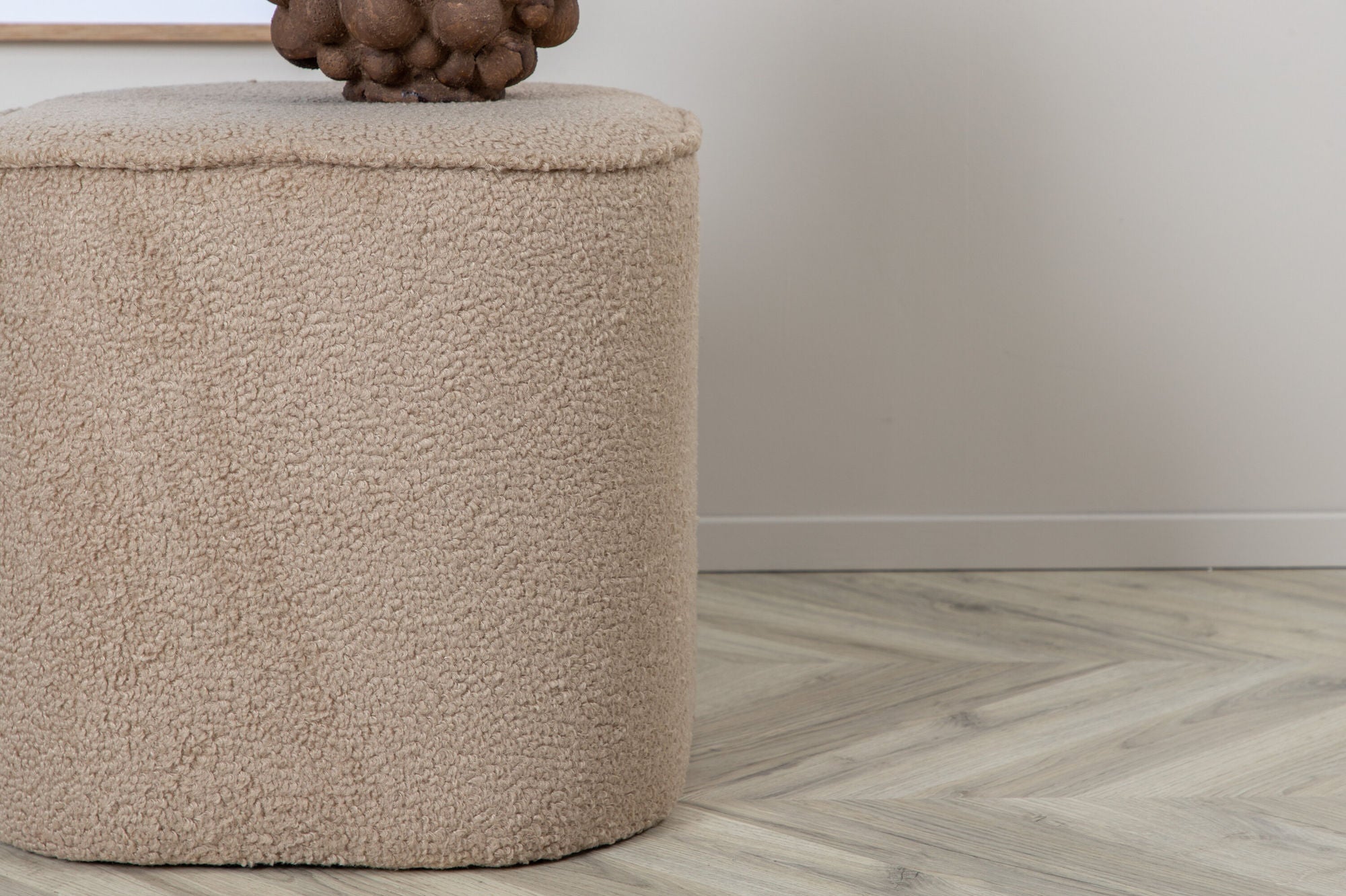 Sittpuff Teddy, Beige