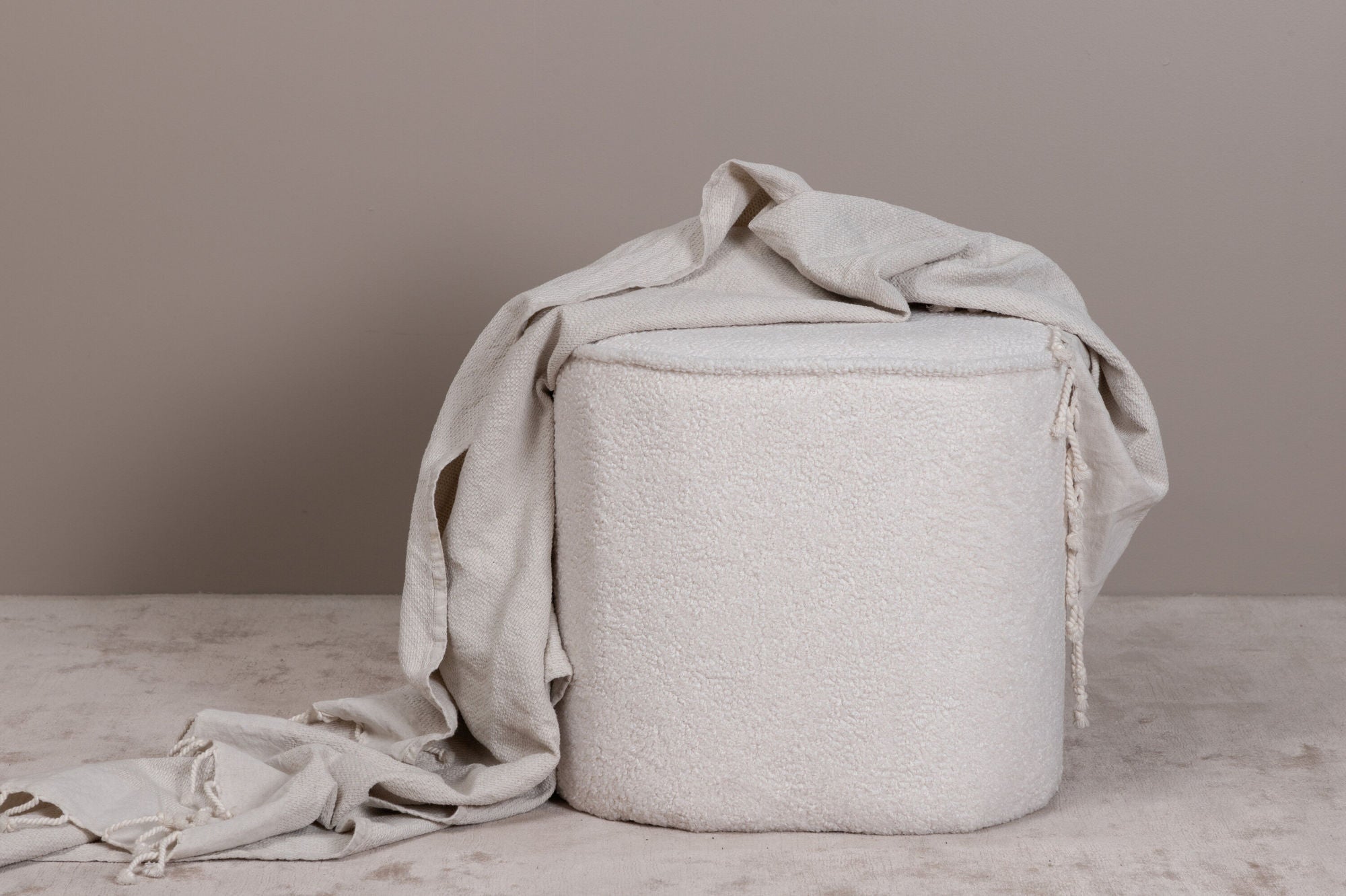 Sittpuff Teddy, Beige