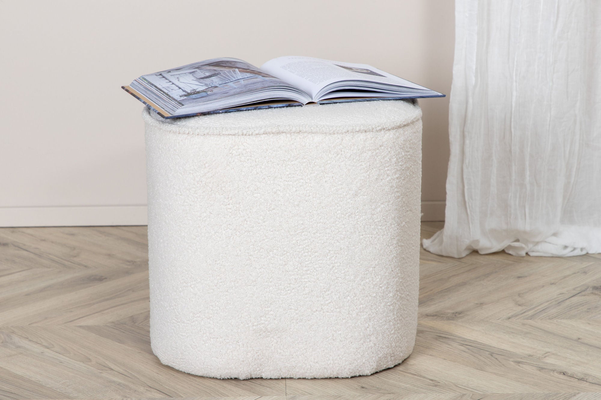 Sittpuff Teddy, Beige