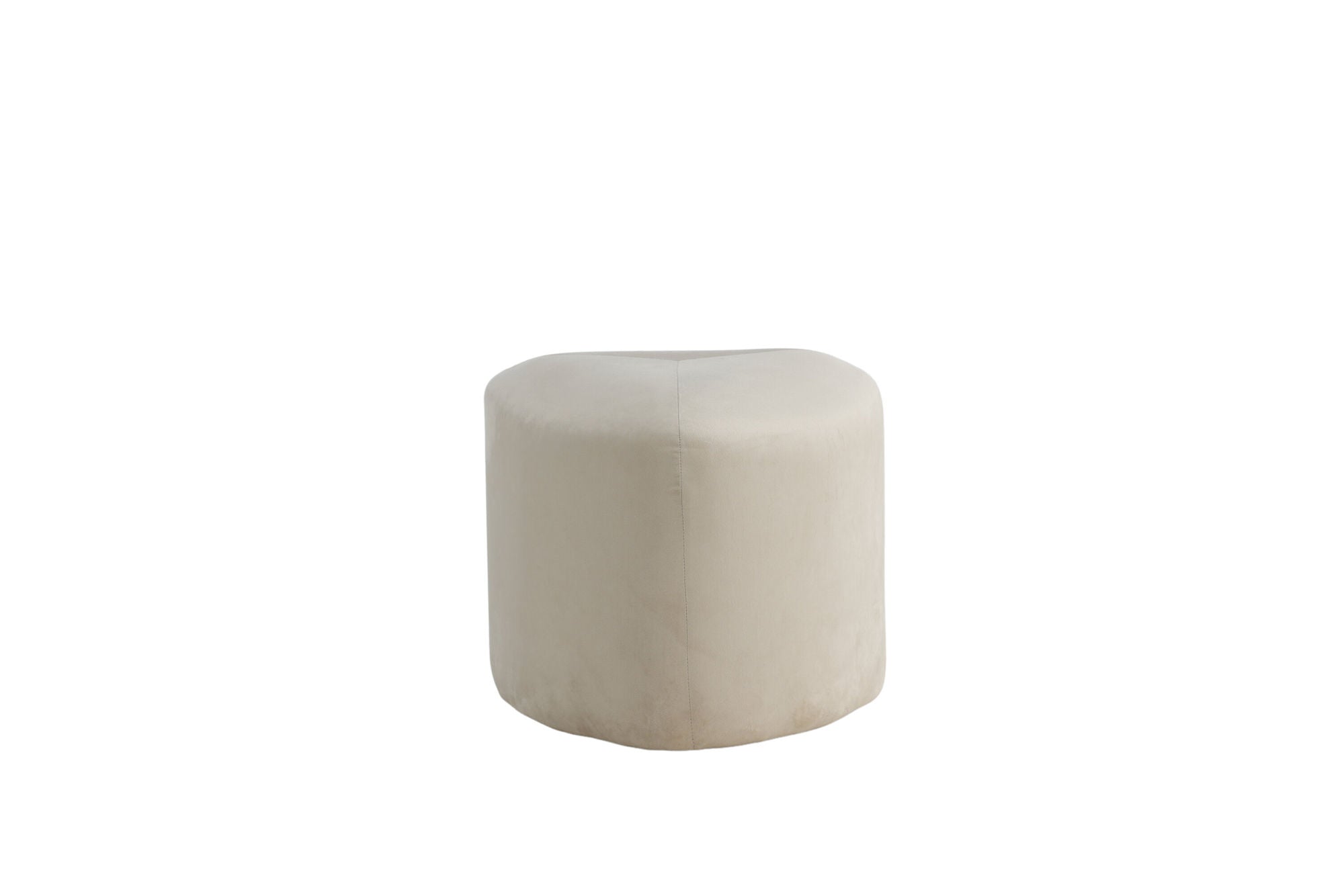 Peg Sittpuff Sammet, Beige