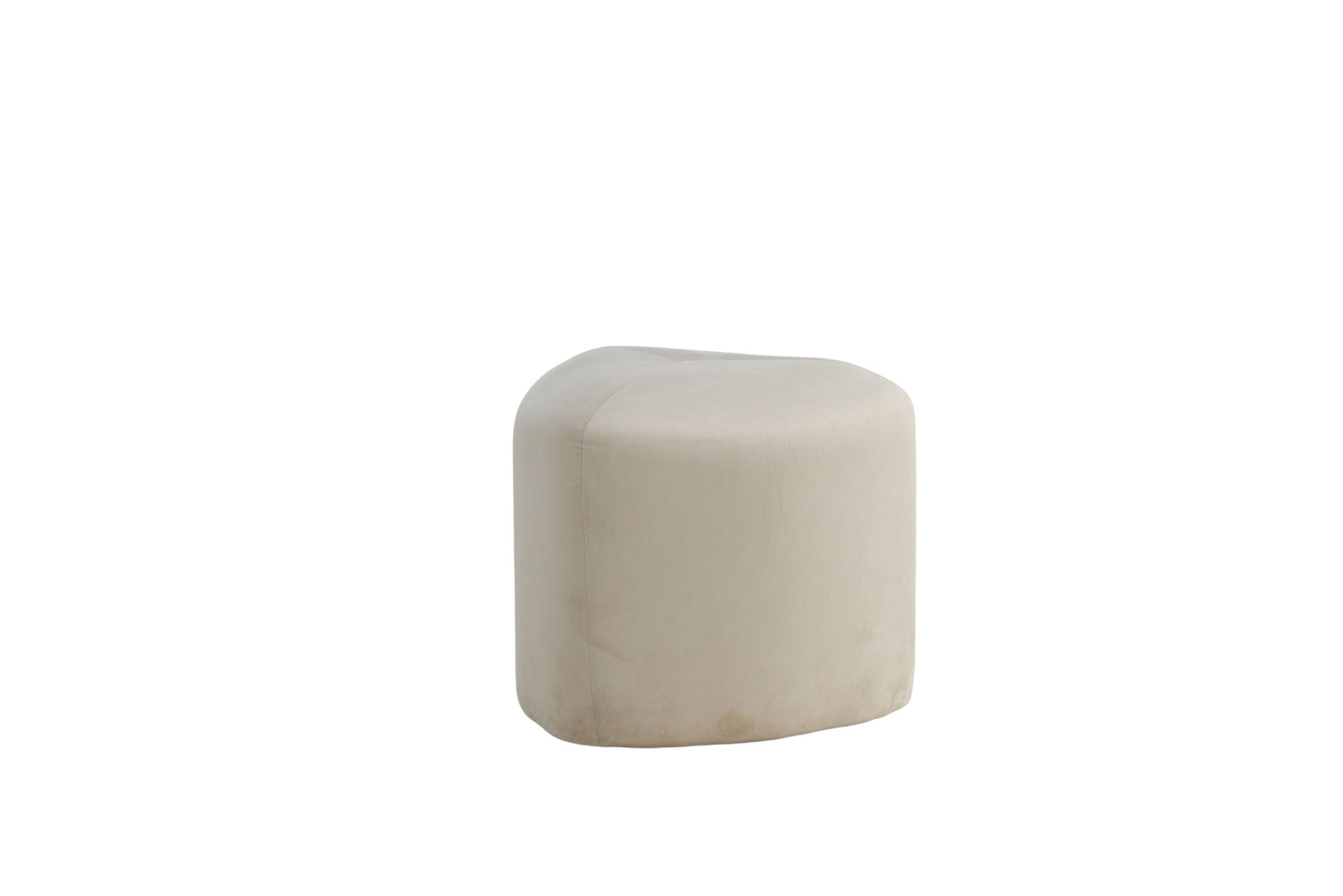Peg Sittpuff Sammet, Beige