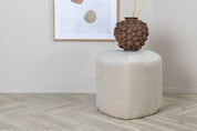 Peg Sittpuff Sammet, Beige