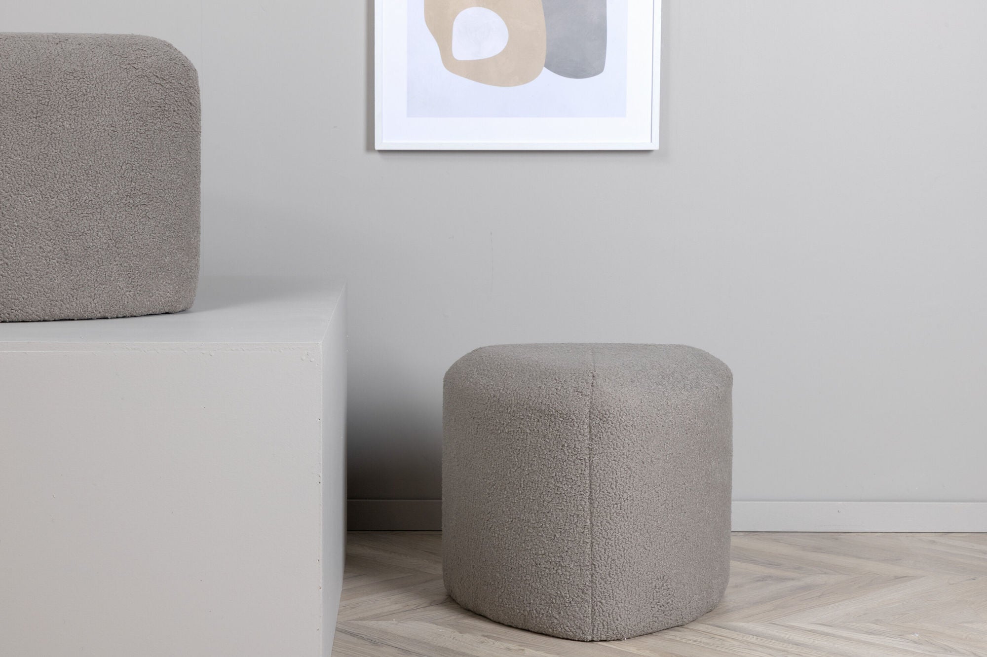 Peg Sittpuff Teddy, Greige