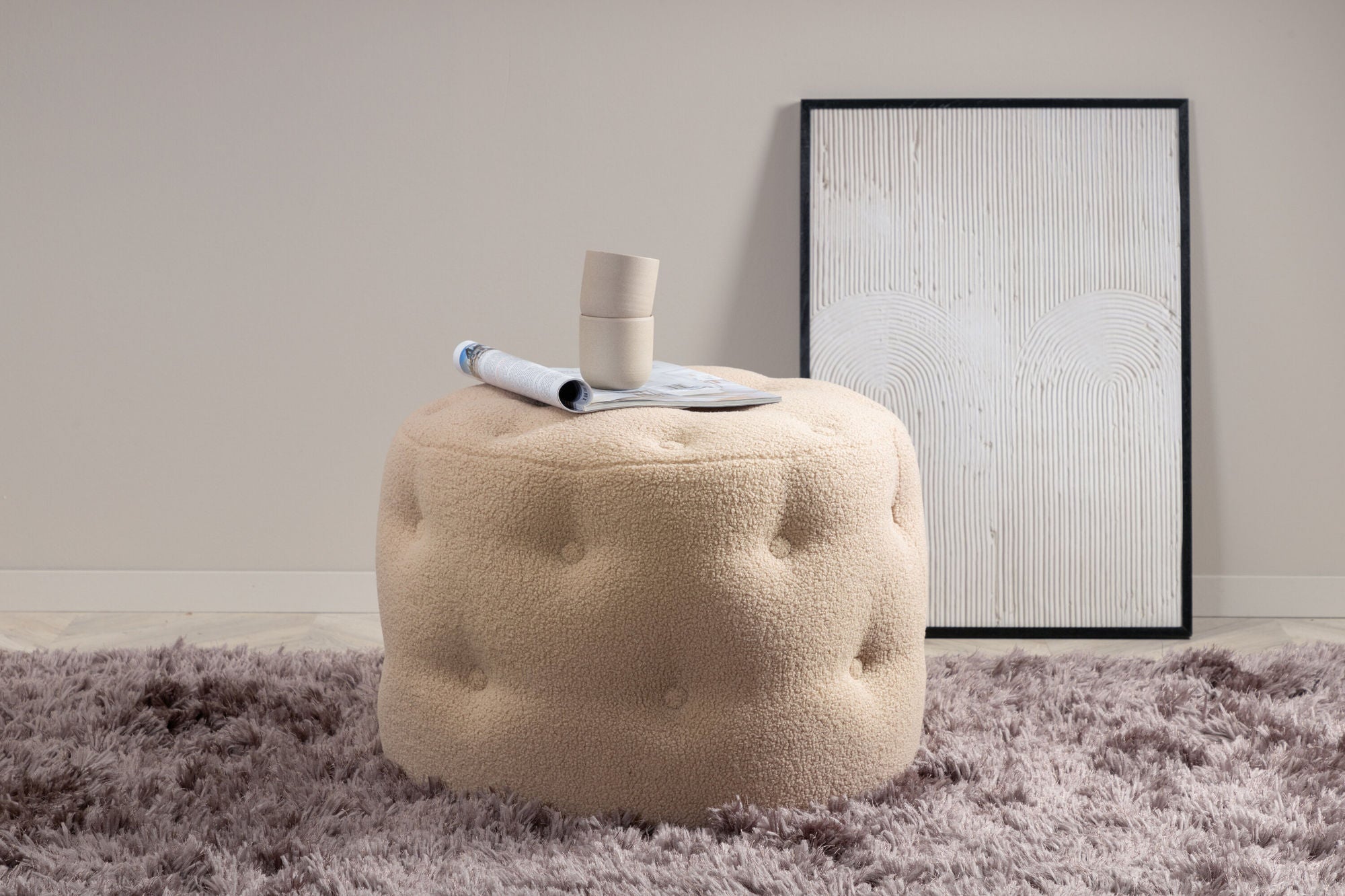 Benjamin Sittpuff ø55, Beige