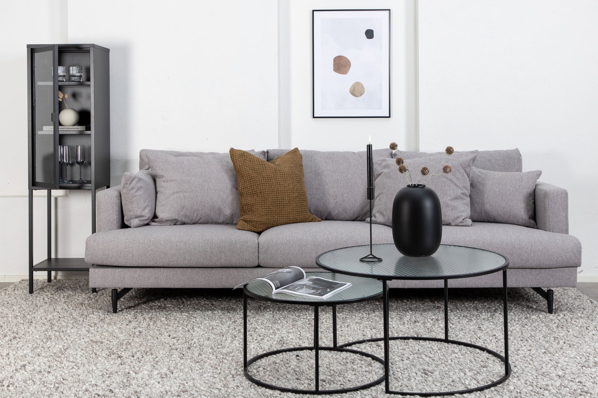 Sofia Soffa 3-Sits, Grå