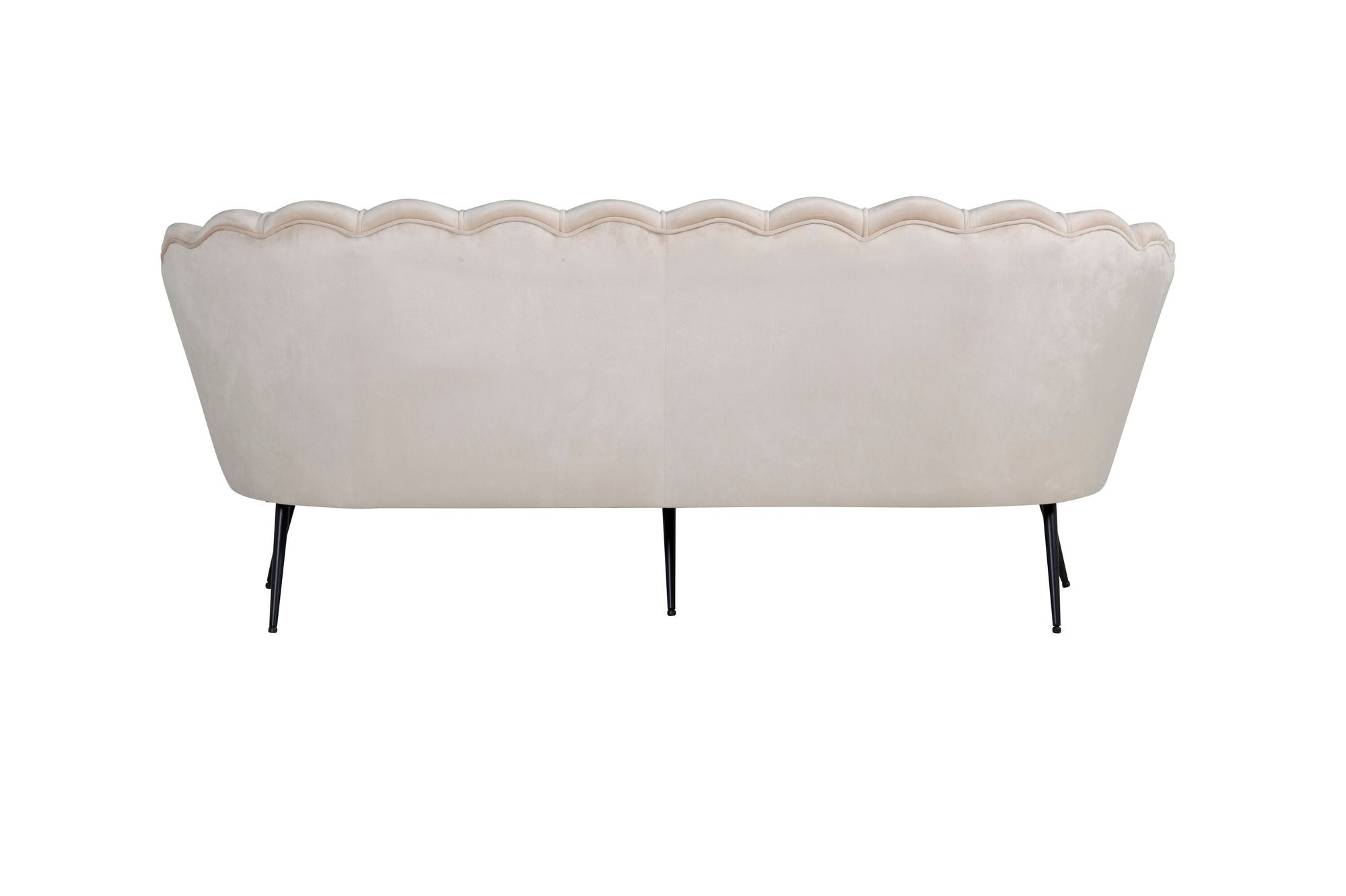 Calais 3-Sitssoffa Sammet, Beige