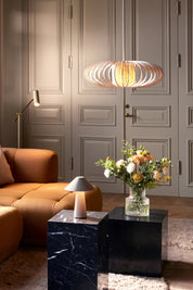Golvlampa Hubble Read Borstad Mässing