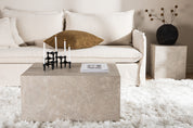 York Low Soffbord, Beige