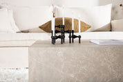 York Low Soffbord, Beige
