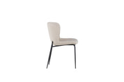 Modesto Matstol Bouclé, Beige 2-Pack