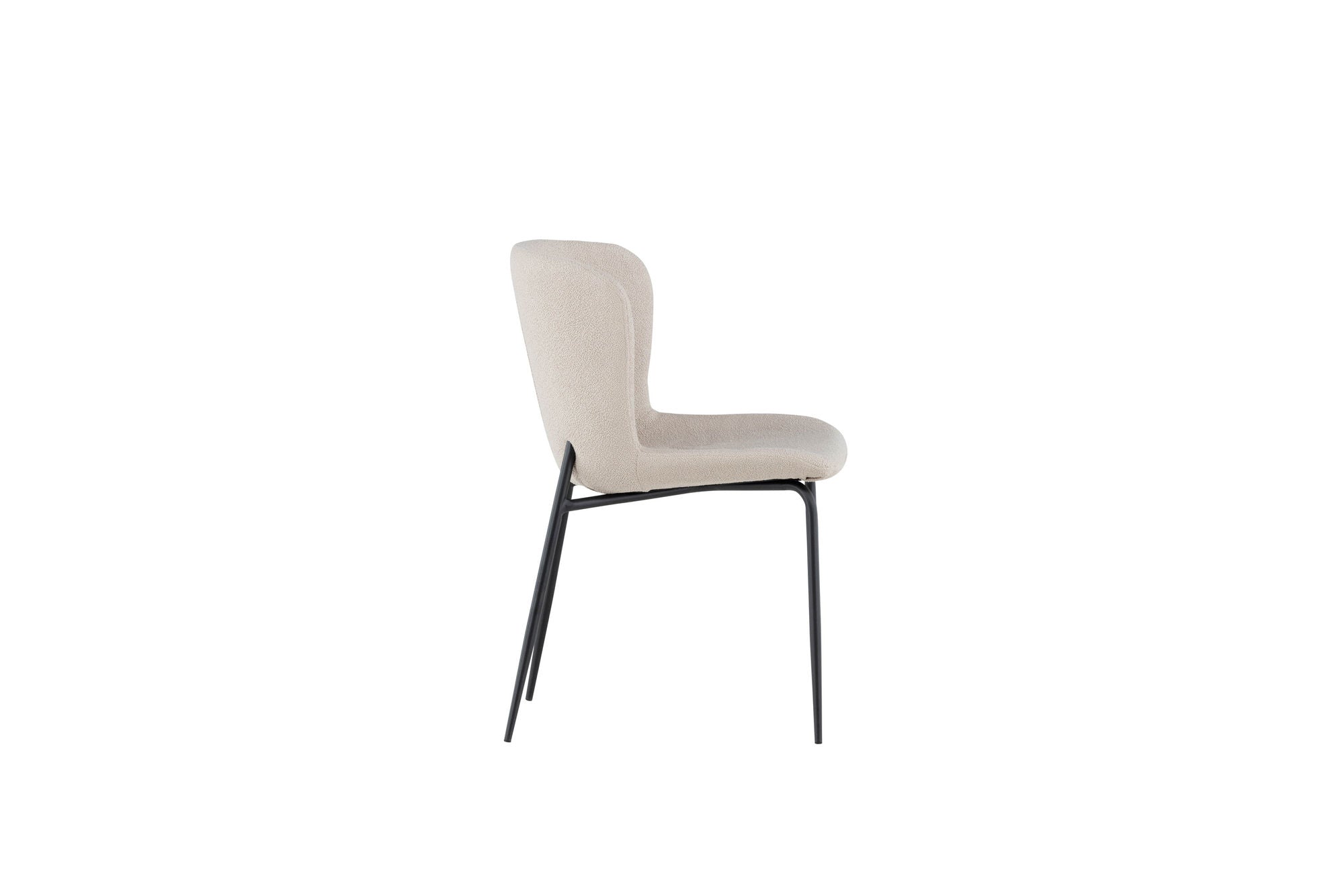 Modesto Matstol Bouclé, Beige 2-Pack