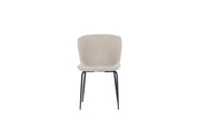 Modesto Matstol Bouclé, Beige 2-Pack