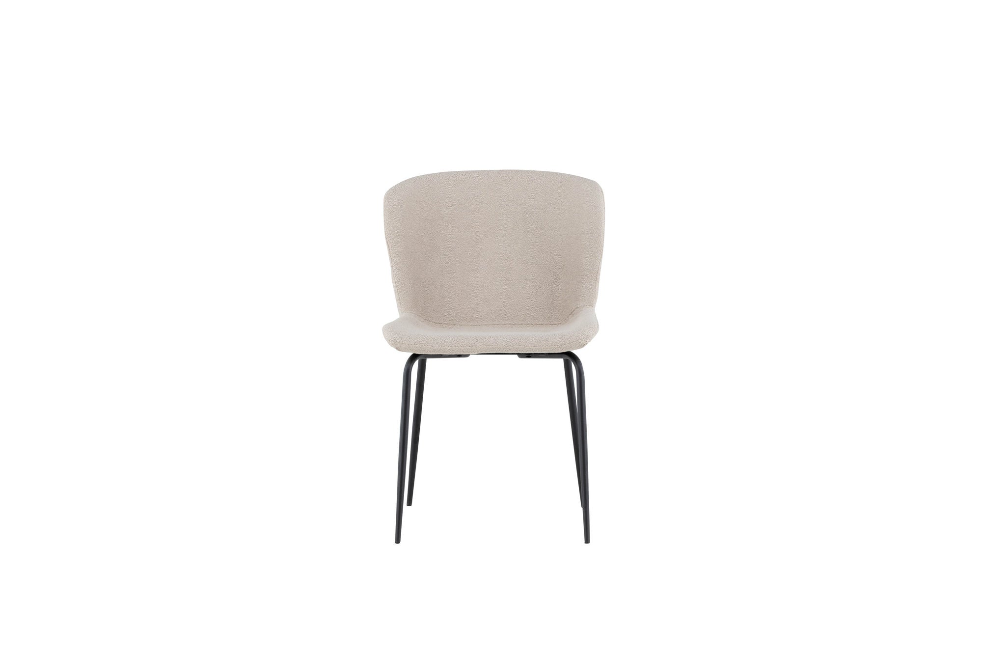 Modesto Matstol Bouclé, Beige 2-Pack