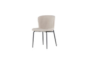 Modesto Matstol Bouclé, Beige 2-Pack