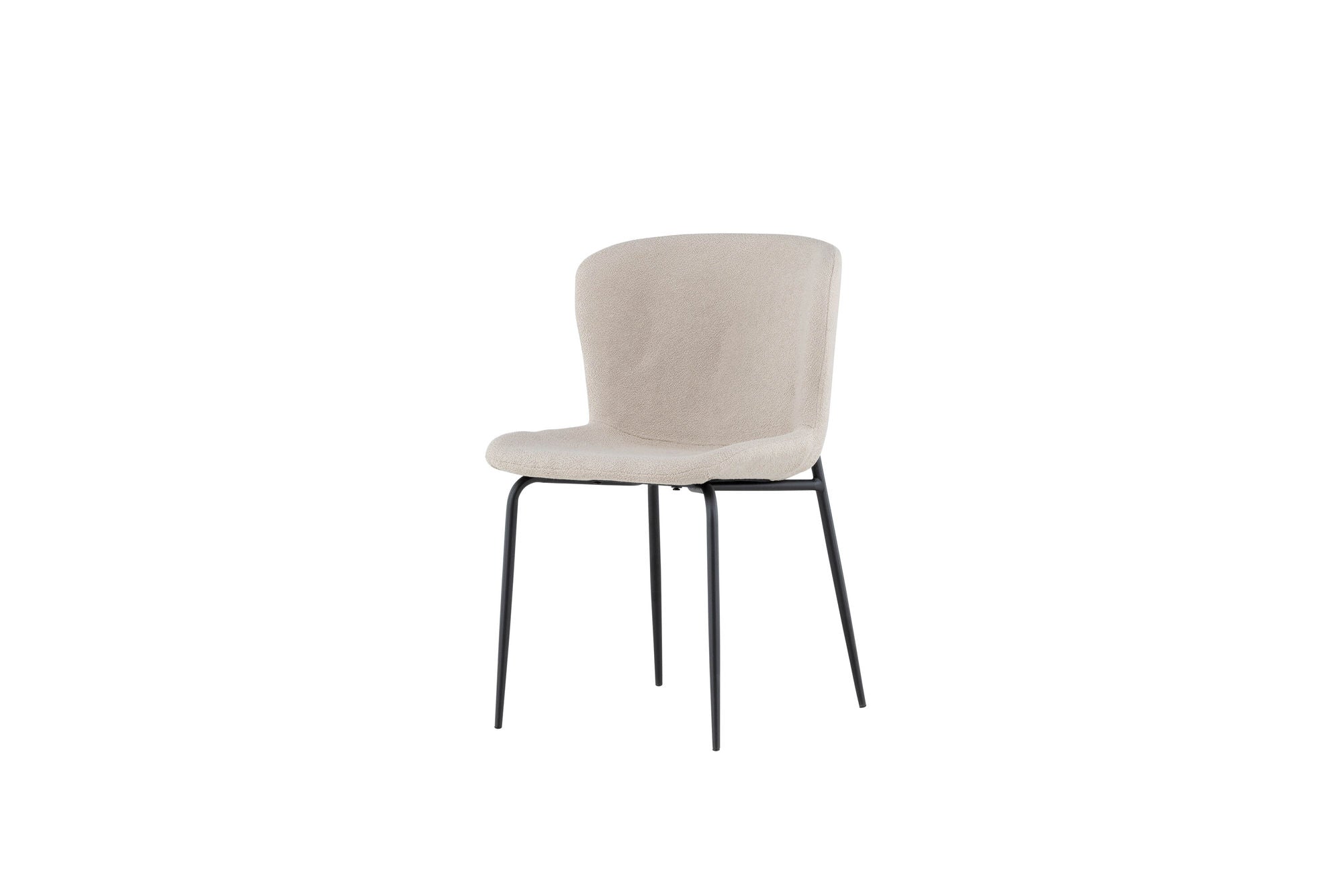 Modesto Matstol Bouclé, Beige 2-Pack
