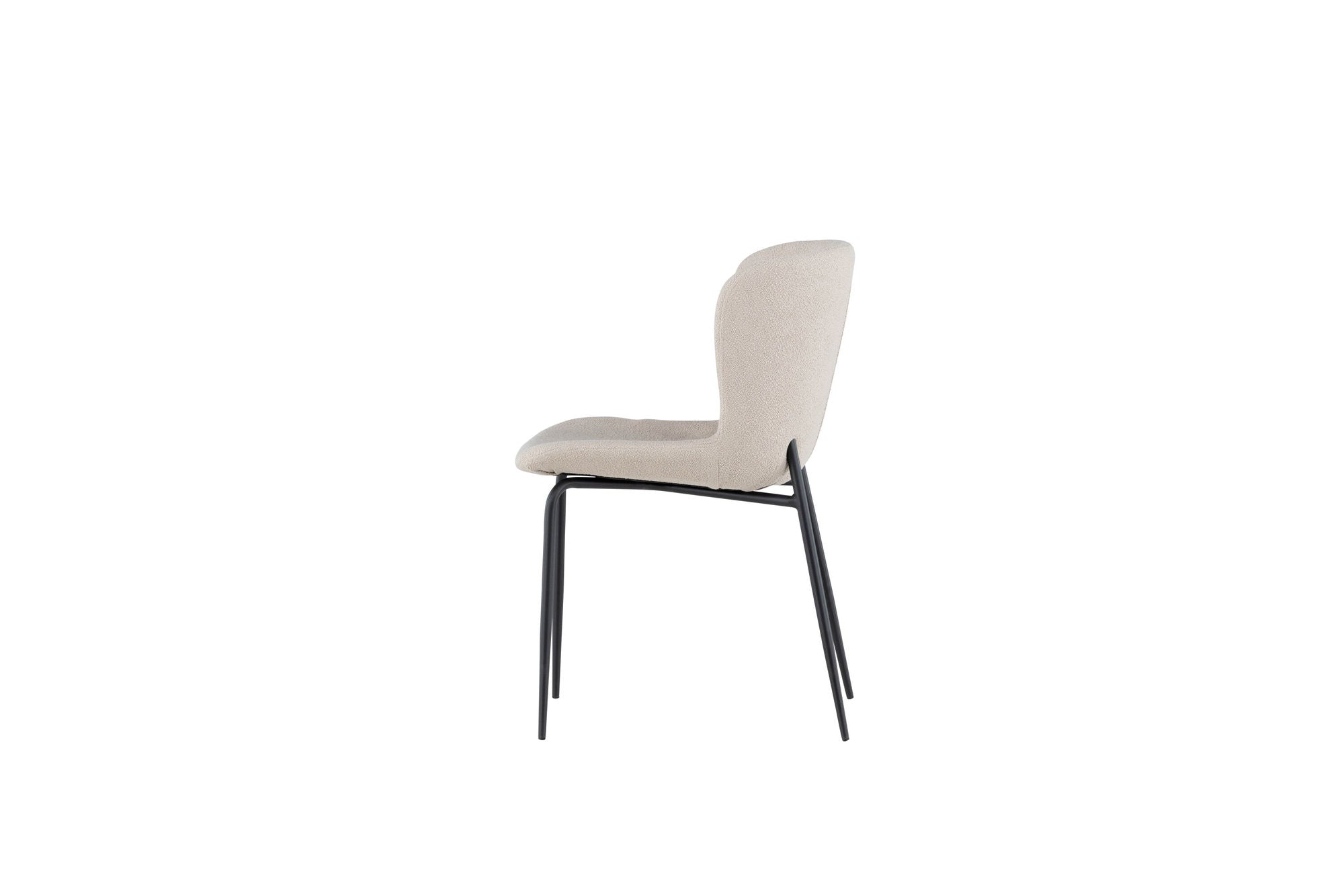 Modesto Matstol Bouclé, Beige 2-Pack