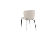 Modesto Matstol Bouclé, Beige 2-Pack