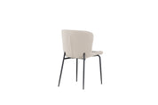 Modesto Matstol Bouclé, Beige 2-Pack