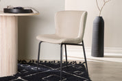 Modesto Matstol Bouclé, Beige 2-Pack