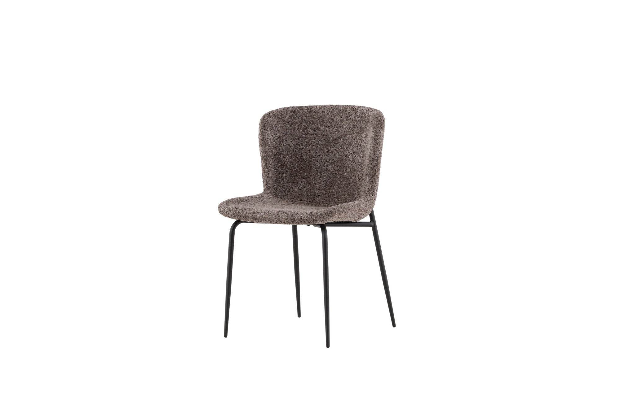 Modesto Matstol Bouclé, Grå 2-Pack