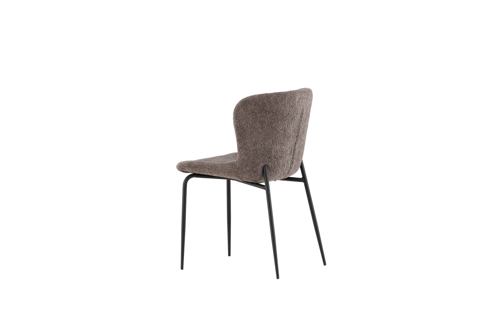 Modesto Matstol Bouclé, Grå 2-Pack