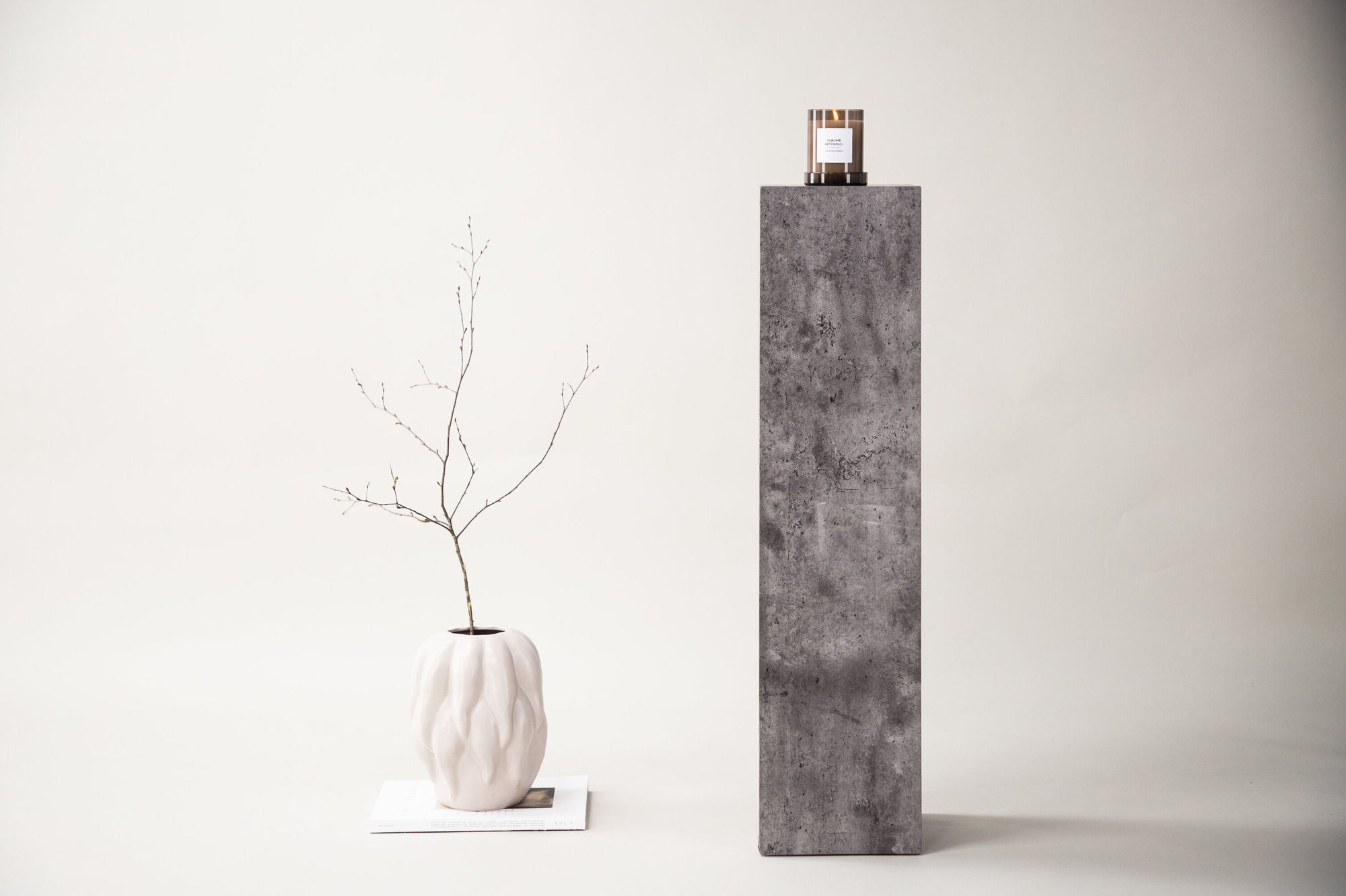 Ramsvik Piedestal 95cm, Grå