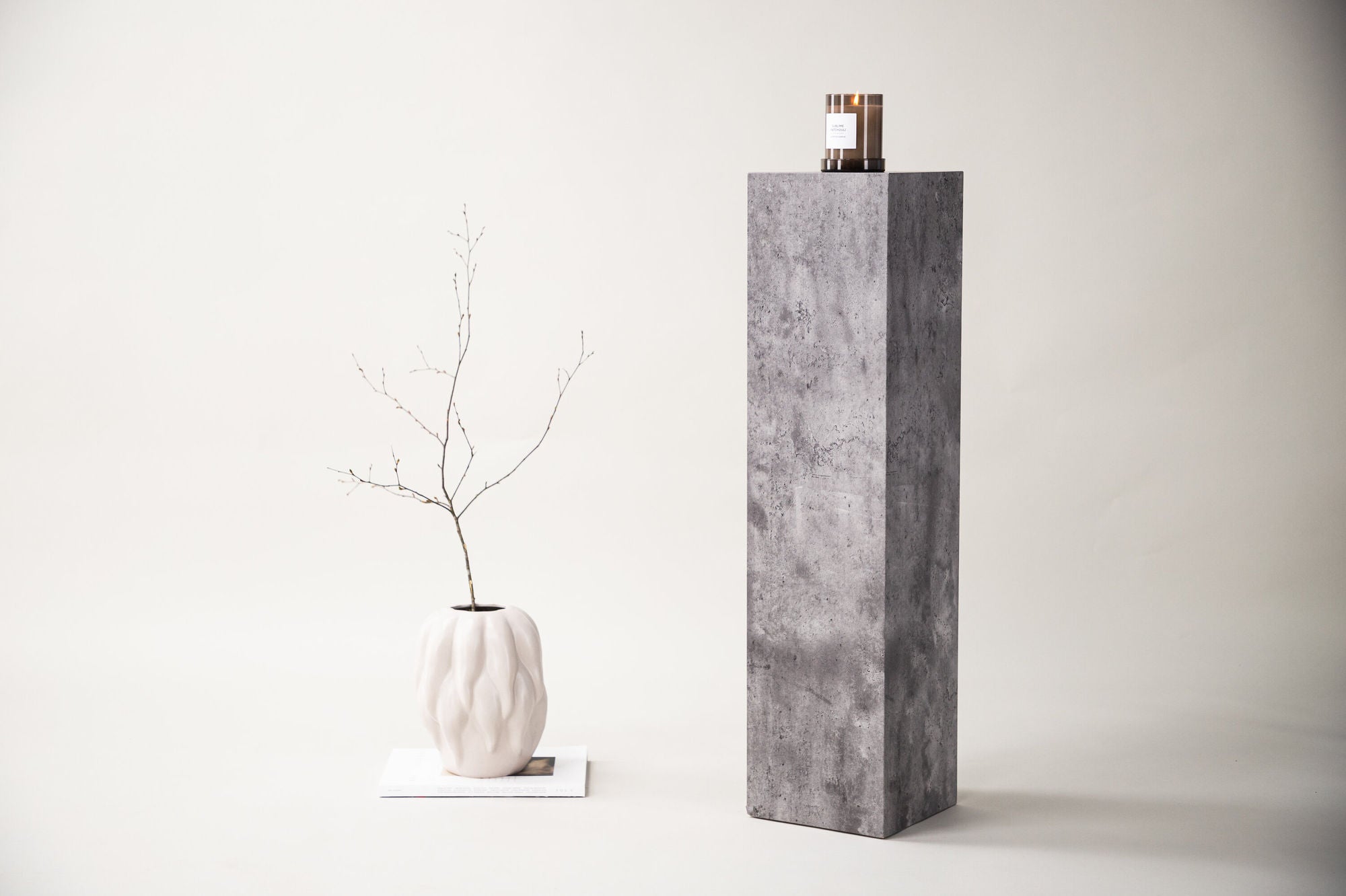 Ramsvik Piedestal 95cm, Grå