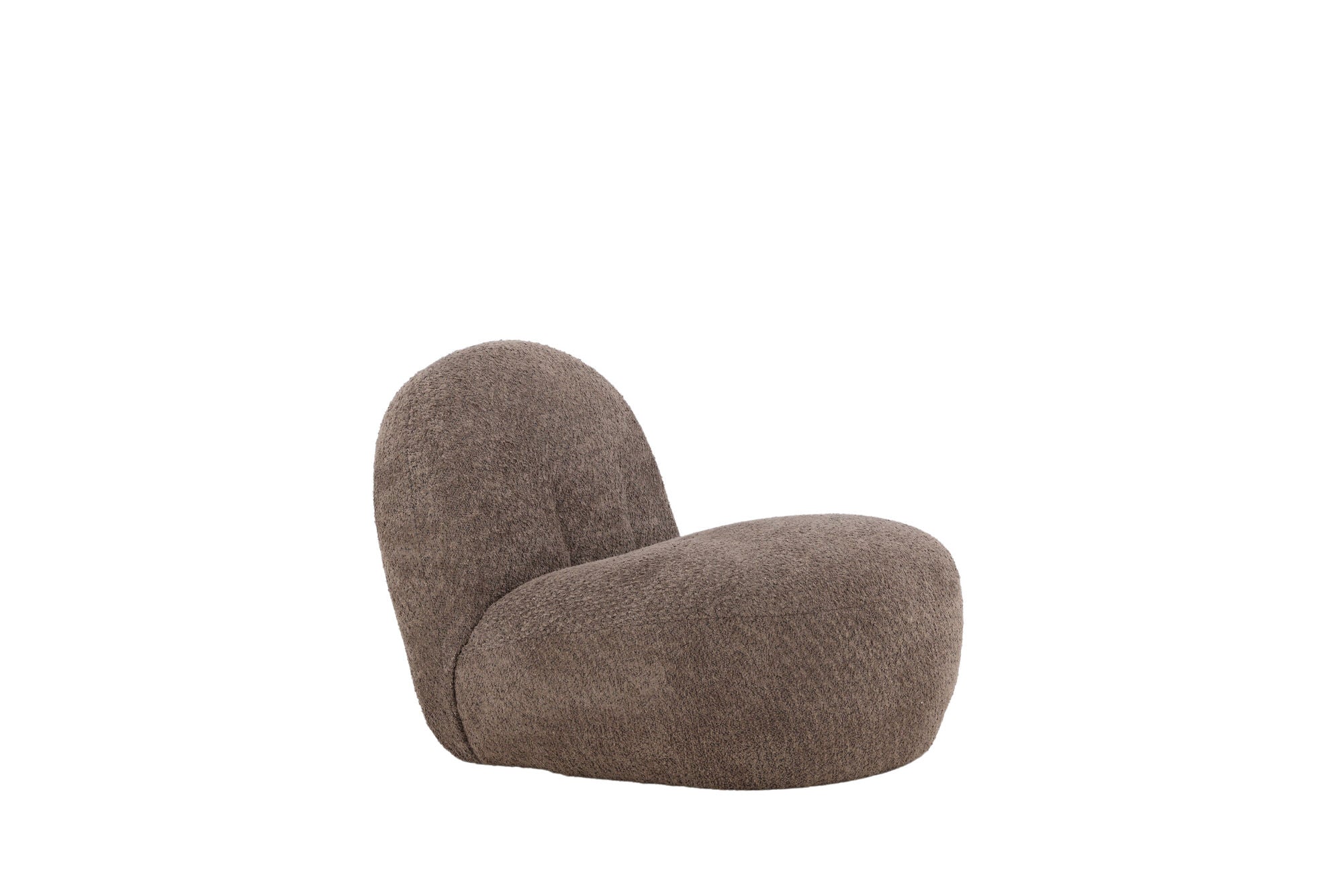 Naemi Fåtölj Bouclé, Brun