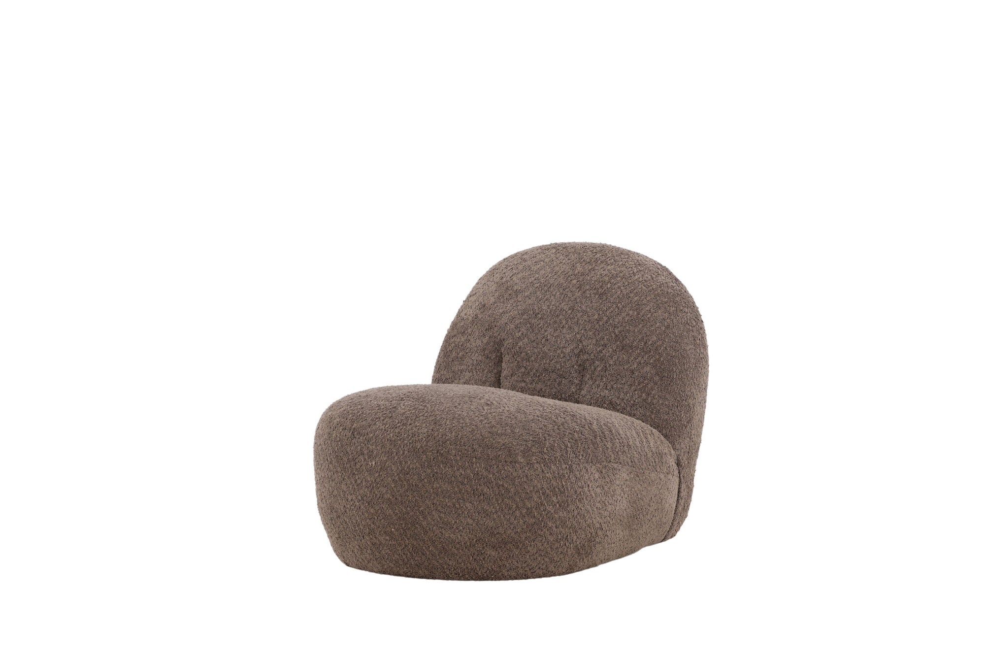 Naemi Fåtölj Bouclé, Brun