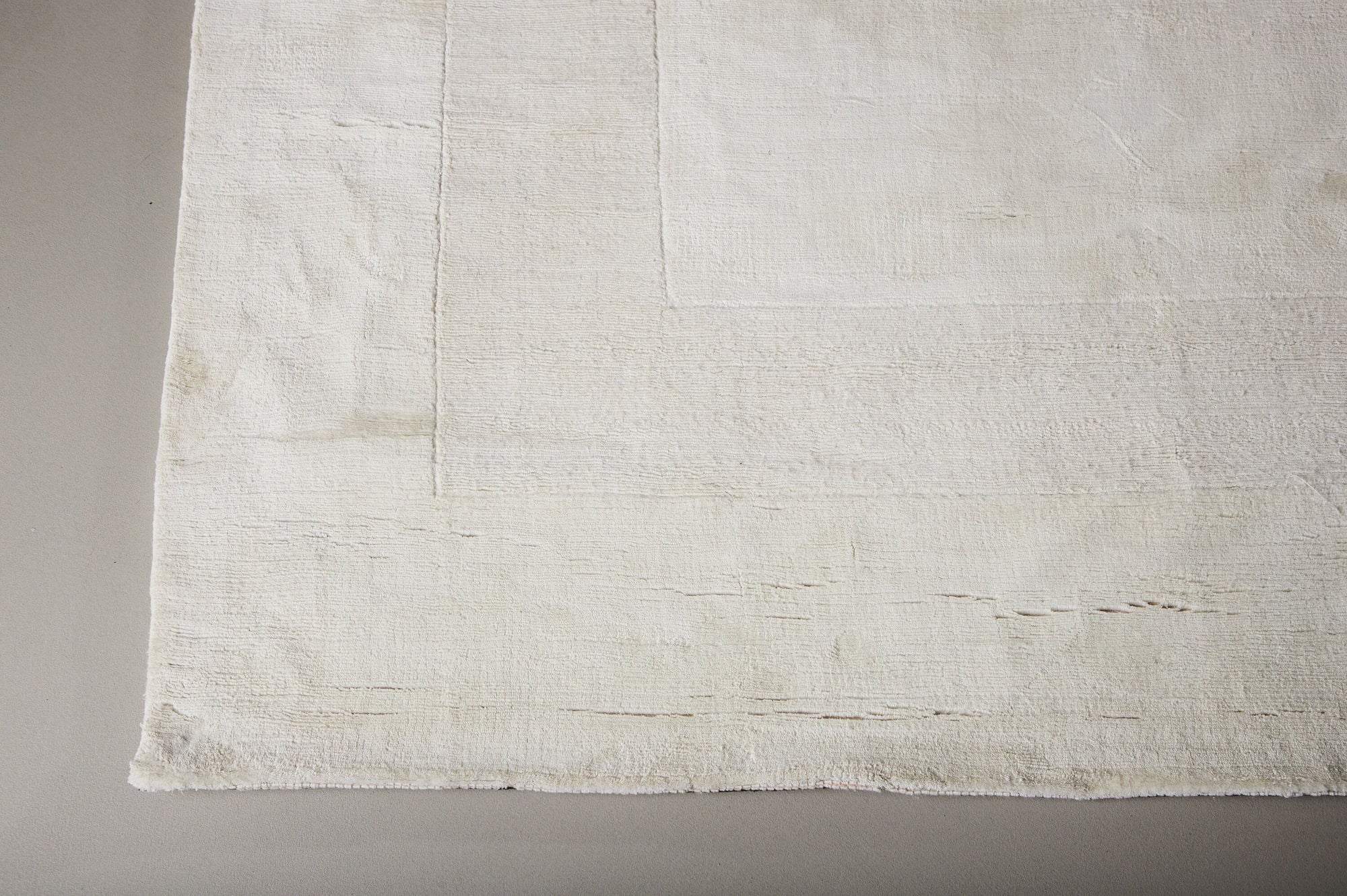 Boel Viskosmatta 240x240, Vit
