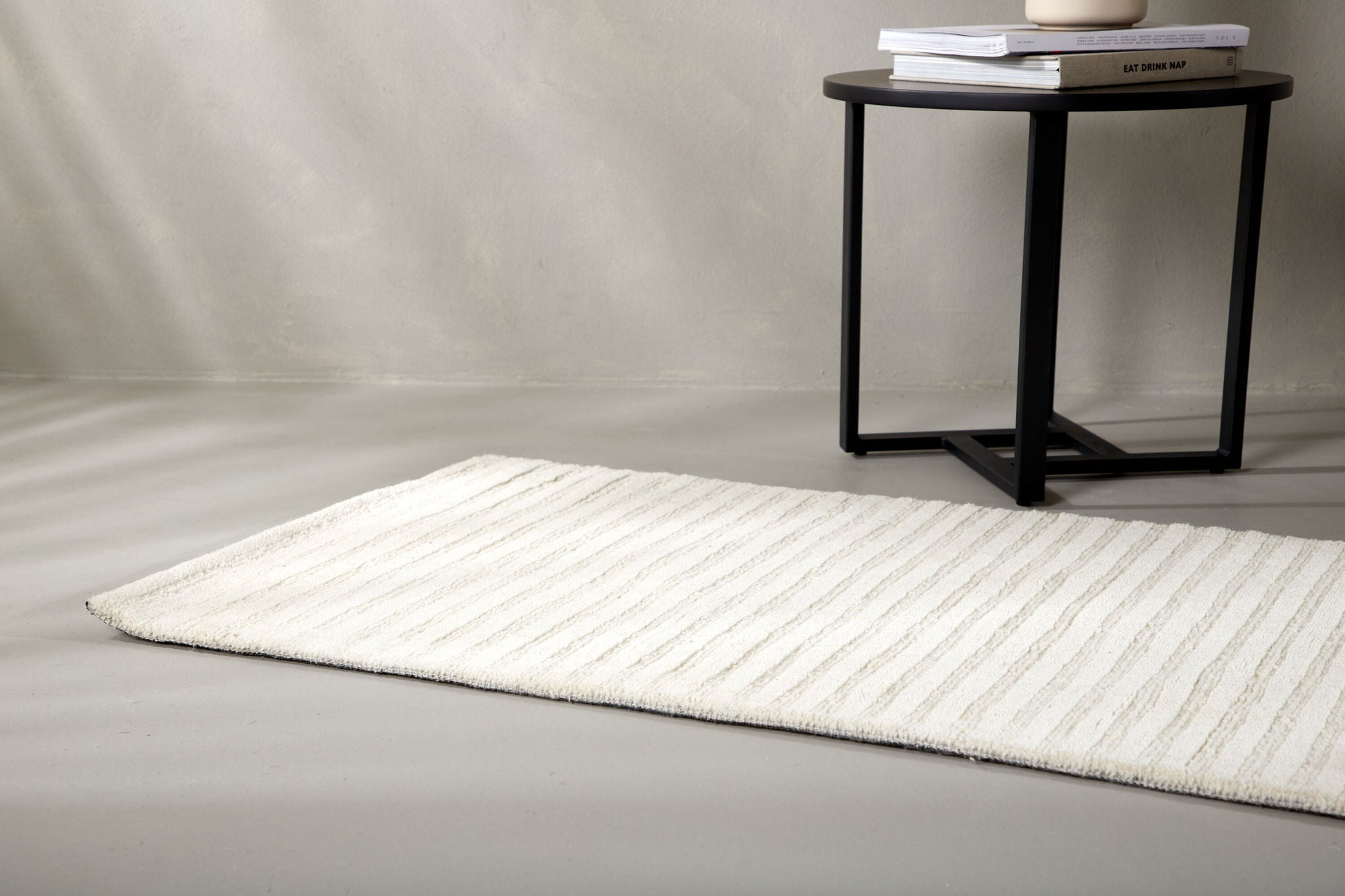 Milton Gångmatta 200x70, Vit